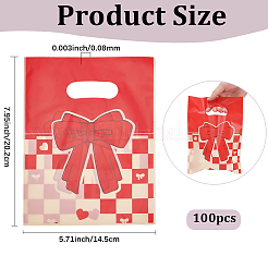 100Pcs Bowknot Printed Eco-Friendly Reusable Bags&nbsp;ABAG-SP0001-61A-D