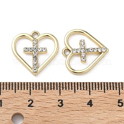 Alloy Rhinestone Pendants&nbsp;ALRI-D303-04G