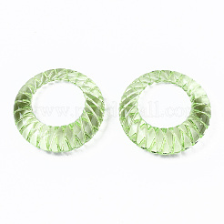Transparent Acrylic Finger Rings&nbsp;RJEW-T010-05D