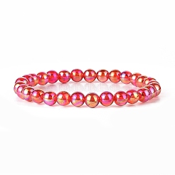 AB Color Transparent Acrylic Beaded Stretch Bracelet Sets&nbsp;BJEW-JB09047