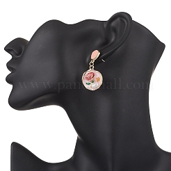 3 Pairs Alloy Enamel Dangle Stud Earrings&nbsp;EJEW-JE06680