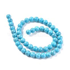 Synethetic Turquoise Beads Strands&nbsp;TURQ-H063-8mm-1