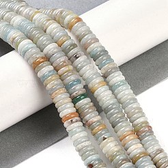 Natural Flower Amazonite Beads Strands&nbsp;G-Q159-B13-01