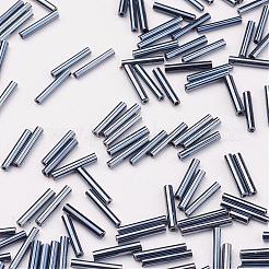 Glass Bugle Beads&nbsp;SEED-E001-12mm-129#