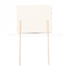 Paper Rectangle Christmas Card Cake Insert Card Decoration&nbsp;X1-DIY-H108-23