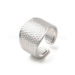 304 Stainless Steel Open Cuff Rings&nbsp;RJEW-H261-19P