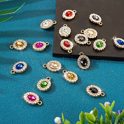 18Pcs 9 Colors UV Plating Alloy Pendants&nbsp;ALRI-TA0001-20