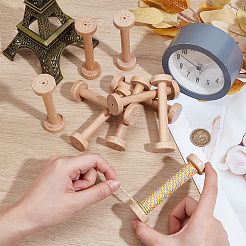 Wooden Empty Spools for Wire&nbsp;WOOD-WH0029-146A