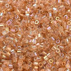 Transparent Colours AB Glass Seed Beads&nbsp;SEED-S042-19B-05