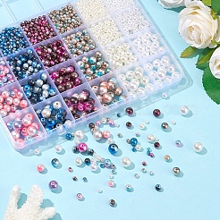 2148Pcs 24 Style ABS Plastic Imitation Pearl Beads&nbsp;OACR-YW0001-25B