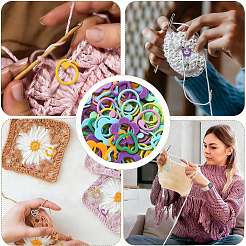 96Pcs 12 Styles Plastic Knittings Tool&nbsp;DIY-FS0010-60