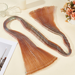 Polyester Mermaids Pleated Fabric&nbsp;DIY-WH20002-673A