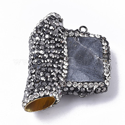 Dyed Natural Druzy Quartz Chandelier Components Links&nbsp;RB-Q215-010A