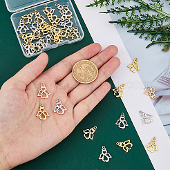 36Pcs 3 Color Brass Pendants&nbsp;KK-FH0005-17