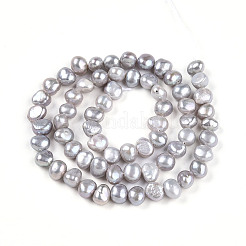 Natural Cultured Freshwater Pearl Beads Strands&nbsp;PEAR-N014-06H