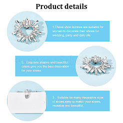 Alloy Crystal Rhinestone Shoe Decoration&nbsp;DIY-FG0003-74