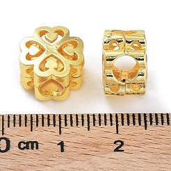 Rack Plating Brass European Beads&nbsp;KK-B078-04G18