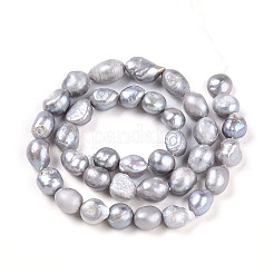 Natural Cultured Freshwater Pearl Beads Strands&nbsp;PEAR-N014-08L