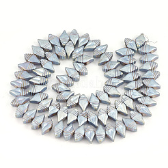 Electroplate Non-magnetic Synthetic Hematite Beads Strands&nbsp;G-T061-163