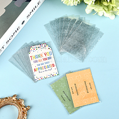 2 Bags 2 Styles Rectangle Laser Transparent Plastic Packaging Bags&nbsp;ABAG-SP0001-46B