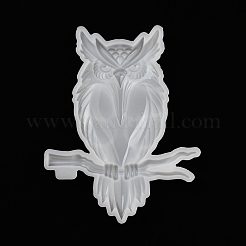 Owl on the Branch DIY Silicone Molds&nbsp;LS-AJEW-D052-05