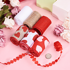 14M 7 Styles Polyester Ribbon&nbsp;SRIB-BT0001-02