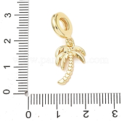 Brass European Dangle Charms&nbsp;KK-B159-05G