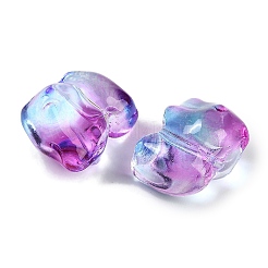 Spray Painted Glass Beads&nbsp;GLAA-Z007-04L