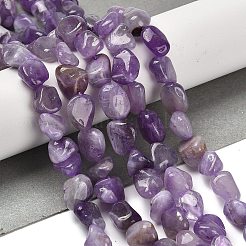 Natural Lavender Amethyst Beads Strands&nbsp;G-P497-01E-17