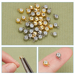 60Pcs 2 Colors Rack Plating Brass Tube Bails&nbsp;KK-AR0003-61