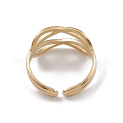 Ion Plating(IP) 304 Stainless Steel Cuff Rings&nbsp;RJEW-G285-40G
