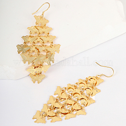 Vintage Hollow Butterfly 201 Stainless Steel Pendant Dangle Earrings&nbsp;EY0776
