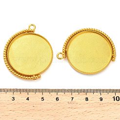 Zinc Alloy Pendant Cabochon Settings&nbsp;LS-FIND-NH0001-13C-G