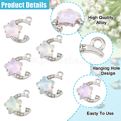 15Pcs 5 Colors Alloy Pendants&nbsp;FIND-YW0017-89
