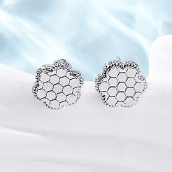 Brass Stud Earrings&nbsp;EJEW-D288-15P