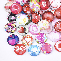 Flatback Glass Cabochons for DIY Projects&nbsp;GGLA-S047-01A