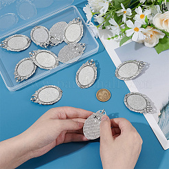 12Pcs Alloy Brooch Findings&nbsp;FIND-PH0027-62A