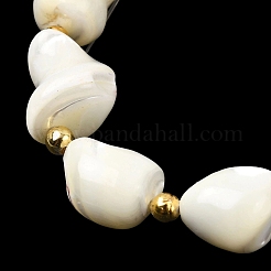 Natural Trochid Shell/Trochus Shell Beads Strands&nbsp;BSHE-A002-07