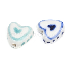 Handmade Famille Rose Porcelain Beads&nbsp;PORC-T136-02M