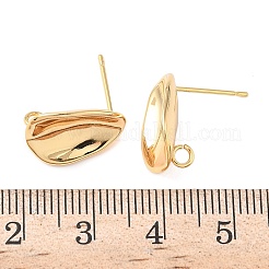 Brass Stud Earring Findings&nbsp;KK-D024-07G