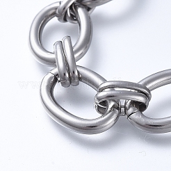 Tarnish Resistant 304 Stainless Steel Chain Bracelets&nbsp;LS-BJEW-F407-01-P