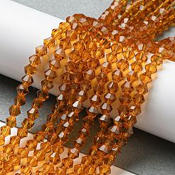 Transparent Glass Beads Strands&nbsp;EGLA-A039-T4mm-D28