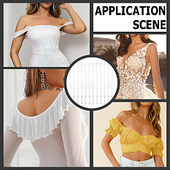 10 Pairs TPU Non-slip Bra Straps&nbsp;DIY-CY0003-14A