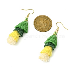 Colorful Tassel Pendants Dangle Earrings for Women&nbsp;EJEW-JE06107