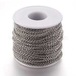 Tarnish Resistant 304 Stainless Steel Cable Chains&nbsp;CHS-R003-0.6mm