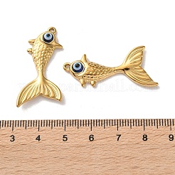 304 Stainless Steel Resin Pendants&nbsp;STAS-A124-11G