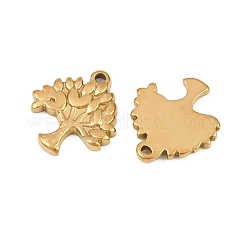 304 Stainless Steel Pendants&nbsp;STAS-L317-14G