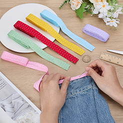 12m 6 Colors Cotton Ribbon&nbsp;OCOR-FG0003-21