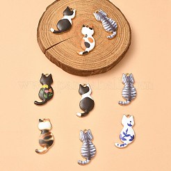 Rack Plating Alloy Enamel Pendants&nbsp;ENAM-YW0003-70