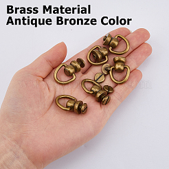 6Pcs Brass Decorative Rivets&nbsp;KK-HS0015-87AB